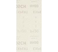 Bosch 50x Abrasifs réticulés EXPERT M480 (pour Peinture sur bois, Bois dur, Ø 93x186 mm, Grain 120, Professional Accessoire Ponceuse excentrique)