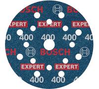 Bosch 50x Disc desandpaper EXPERT O780, 125 mm (pour bois dur, Paint sur bois, Ø 125 mm, grain 400, accessoires professionnels pour ponceuse excentrique)