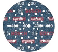 Bosch 50x Disque abrasif sur film EXPERT O780 (pour Bois dur, Peinture sur bois, Ø 150 mm, Grain 400, Professional Accessoire Ponceuse excentrique)