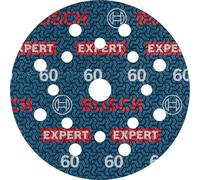 Bosch 50x disque deDisque de ponçage EXPERT O780, 125 mm (pour bois dur, Paint sur bois, Ø 125 mm, grain 60, accessoires professionnels pour ponceuse excentrique)