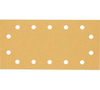 Bosch 50x Expert C470 Papier abrasif à 14 trous pour ponceuses vibrantes 115 x 230 mm G 80 - 2608900944