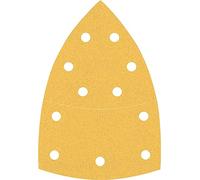 Bosch 50x Feuilles abrasives EXPERT C470 à 11 trous (pour Peinture sur bois, Bois dur, Ø 102 mm, Grain 120, Professional Accessoire Ponceuse Multi)