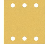 Bosch Accessories 2608901657 Papier abrasif pour ponceuse vibrante Grain 120 (L x l) 107 mm x 115 mm 50 pc(s)