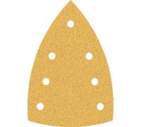 Bosch 50x Feuilles abrasives EXPERT C470 à 7 trous (pour Peinture sur bois, Bois dur, Ø 100x150 mm, Grain 60, Professional Accessoire Ponceuse Multi)