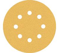 Bosch Disques abrasifs C470 125 mm grain 80 8 trous 50 pièces pour ponceuse excentrique