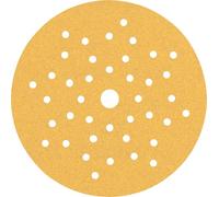 Bosch 50x Feuilles abrasives EXPERT C470 multi-trous (pour Peinture sur bois, Bois dur, Ø 125 mm, Grain 100, Professional Accessoire Ponceuse excentrique, Ponceuse excentrique)