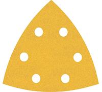 Bosch 50x Feuilles abrasives EXPERT C470 (pour Peinture sur bois, Bois dur, Ø 93x93 mm, Grain 240, Professional Accessoire Ponceuse Delta)