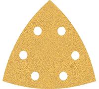 Bosch 50x Feuilles abrasives EXPERT C470 (pour Peinture sur bois, Bois dur, Ø 93x93 mm, Grain 60, Professional Accessoire Ponceuse Delta)