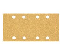 Bosch 50x Schleifpapier Expert C470 mit 8 Löchern (für Hartholz, Farbe auf Holz, 93x186 mm, Körnung 40, Professional Zubehör Schwingschleifer)