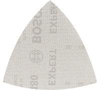 Bosch 5x Abrasifs réticulés EXPERT M480 (pour Peinture sur bois, Bois dur, Ø 93x93 mm, Grain 240, Professional Accessoire Ponceuse Delta)