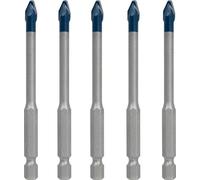 Bosch 5x Coffret de forets EXPERT HEX-9 Hard Ceramic (pour Carreaux de Hard Ceramic, Céramique tendres, Ø 6 mm, Professional Accessoire Perceuse)
