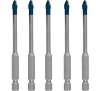 BOSCH Coffret de forets pour tuiles EXPERT HEX-9 HardCeramic 5 mm, 5 pieces 2608900598