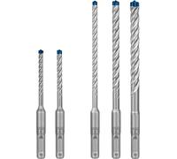 Bosch 5x Coffrets de forets pour perforateur EXPERT SDS plus-7X (pour Pierre tendre, Pierre dure, Ø 5-10 mm, Professional Accessoire Marteau burineur)