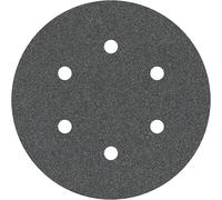 Bosch Disque abrasif pour ponceuse excentrique 2608605125 – Ø 150 mm, 6 trous, grain 100, 5 pièces