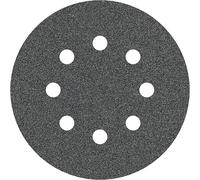 Feuille abrasive pour ponceuse excentrique avec bande auto-agrippante, perforé Bosch Accessories 2608605115 Grain 80 (Ø) 125 mm
