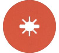 Bosch 5x Disques sur fibre céramique X-LOCK Prisma EXPERT R782 (pour Acier, Tôles en acier inoxydable, Ø 125 mm, Grain 120, Professional Accessoire Petite meuleuse angulaire)