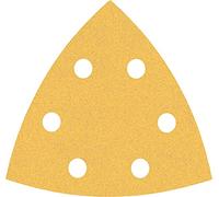 Bosch 5x Expert C470 Schleifpapier (für Hartholz, Farbe auf Holz, 93x93 mm, Körnung 120, Professional Zubehör Deltaschleifer)