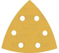 Bosch 5x Expert C470 Schleifpapier (für Hartholz, Farbe auf Holz, 93x93 mm, Körnung 320, Professional Zubehör Deltaschleifer)