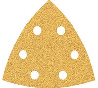 Bosch 5x Expert C470 Schleifpapier (für Hartholz, Farbe auf Holz, 93x93 mm, Körnung 60, Professional Zubehör Deltaschleifer)
