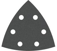 Feuille abrasive Delta avec bande auto-agrippante, perforé Bosch Accessories 2608605196 Grain 240 Cote d'encoignure 93 mm 5 pc(s)