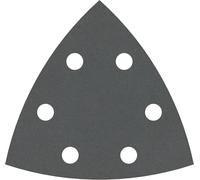 Feuille abrasive Delta avec bande auto-agrippante, perforé Bosch Accessories 2608605198 Grain 400 Cote d'encoignure 93 mm 5 pc(s)