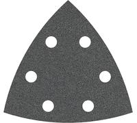 Bosch 5x Feuille abrasive PRO Plastic and Hard Stone F355 (pour Béton, Pierre dure, Ø 93x93 mm, Grain 80, Professional Accessoire Outil multifonction, Ponceuse Delta)
