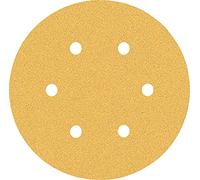 Bosch 5x Feuilles abrasives EXPERT C470 à 6 trous (pour Peinture sur bois, Bois dur, Ø 150 mm, Grain 80, Professional Accessoire Ponceuse excentrique, Ponceuse excentrique)