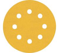 Bosch 5x Feuilles abrasives EXPERT C470 à 8 trous (pour Peinture sur bois, Bois dur, Ø 115 mm, Grain 240, Professional Accessoire Ponceuse excentrique, Ponceuse excentrique)