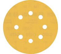 Bosch 5x Feuilles abrasives EXPERT C470 à 8 trous (pour Peinture sur bois, Bois dur, Ø 125 mm, Grain 400, Professional Accessoire Ponceuse excentrique, Ponceuse excentrique)