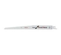 Bosch 5x Lame de scie sabre S1111DF de démolition multi-matériaux | pour Bois avec clous durs, Bois de chantier, Longueur 225 mm Professional Accessoire Scie sabre