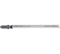 Bosch 5x Lame de scie sauteuse EXPERT Wood 2-side clean T308BOP | pour Contreplaqué, Longueur 117 mm Professional Accessoire Scie sauteuse
