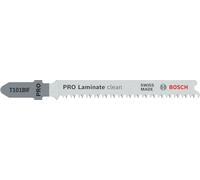 Bosch 5x Lame de scie sauteuse PRO Laminate clean T101BIF | pour Parquet, Vinyle stratifié solide, PVC, Longueur 83 mm Professional Accessoire Scie sauteuse