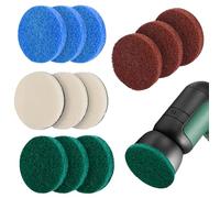 Bosch 6033 Lot de 12 brosses de nettoyage universelles en mousse compatibles avec Bosch Home and Garden, haute performance en microfibre
