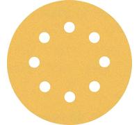 Bosch 6x Boîte de feuilles abrasives EXPERT C470 à 8 trous | pour Peinture sur bois, Bois dur, Grain 2x 60, 2x 120, 2x 240, Professional Accessoire Ponceuse excentrique
