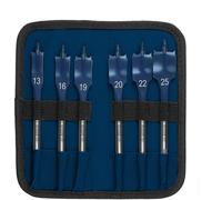 Bosch 6x Coffret de mèches plates EXPERT Self Cut Speed (pour Bois résineux, Panneau aggloméré, Ø 13-25 mm, Professional Accessoire Perceuses)