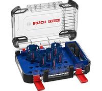 Coffret scies-trépans tough Material 9 pièces de diamètre 22/25/35/40/51/68mm - BOSCH EXPERT - 2608900446