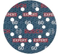 Bosch 6x Disque abrasif sur film EXPERT O780 (pour Bois dur, Peinture sur bois, Ø 125 mm, Grain 60, Professional Accessoire Ponceuse excentrique)