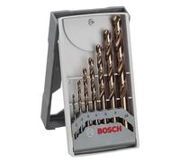 Bosch 7x Coffret de forets hélicoïdaux PRO Stainless Steel HSS-Co | pour Acier, Acier inoxydable, Ø 2,00, 3,00, 4,00, 5,00, 6,00, 8,00, 10,00 mm Accessoire Perceuses/visseuses rotatives