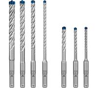 Bosch 7x Coffrets de forets pour perforateur EXPERT SDS plus-7X (pour Pierre tendre, Pierre dure, Ø 5-12 mm, Professional Accessoire Marteau burineur)