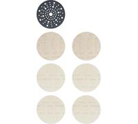 Bosch Disques abrasifs perforés EXPERT M480 2608901203 Ø 150 mm Grain 80/120/180 - 7 pièces
