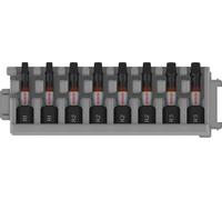 Bosch 8x Embout PRO Robertson Impact | Longueur 55 mm Professional Accessoire Visseuse, Perceuses/visseuses rotatives
