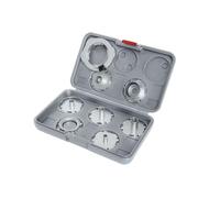 Bosch 8x Kit de guides de gabarit PRO, impérial, pour défonceuses (140 x 58 mm,)