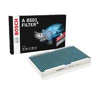 Bosch A8501 - Filtre d'habitacle anti-odeurs et anti-bactérien Filter+ - filtre à poussière et à pollen