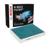 Bosch A8512 - Filtre d'habitacle anti-odeurs et anti-bactérien Filter+ - filtre à poussière et à pollen