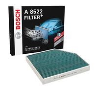 Bosch A8522 - Filtre d'habitacle anti-odeurs et anti-bactérien Filter+ - filtre à poussière et à Pollen