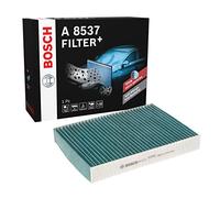 Bosch A8537 - Filtre d'habitacle anti-odeurs et anti-bactérien Filter+ - filtre à poussière et à pollen