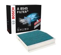 Bosch A8545 - Filtre d'habitacle anti-odeurs et anti-bactérien Filter+ - filtre à poussière et à pollen