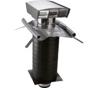 BOSCH Accessoire de ventilation résidentielle DDF 160/1 Traversée de toit d:160 mm, Acier inoxydable - 7719003366