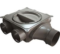 BOSCH Accessoire de ventilation résidentielle VK 100-1S Caisson de distribution d'air en plastique, latéral - 7738112474