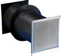 BOSCH Accessoire de ventilation résidentielle WG 160-2 Traversée murale d: 160mm, Acier inoxydable - 7738110906